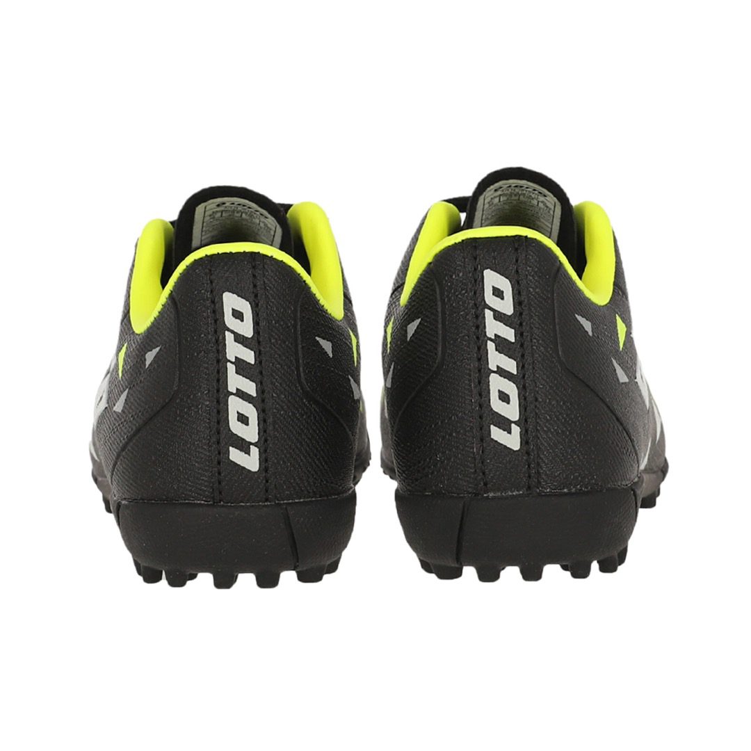 Zapatilla Lotto Ni o Joven Solista Tf Black Grey Yellow Locker