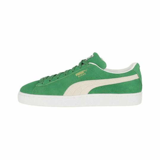 Zapatilla Puma Suede Teams Green White Locker Outlet